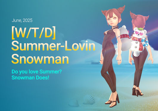 Summer-Lovin Snowman WTD